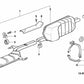 Aro de sujeción para BMW E28, E24 (OEM 18211176395). Original BMW