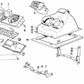 Linsenblechschraube screw for BMW 3 Series E21, E30 5 Series E28, E34 6 Series E24 7 Series E23, E32 8 Series E31 (OEM 07119907707). Genuine BMW