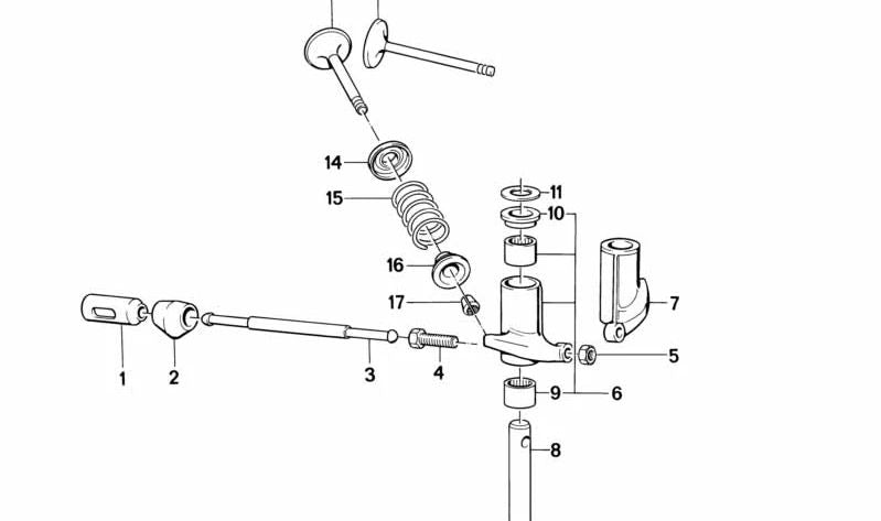 Lower dish OEM valve 11341338281 for BMW R50. Original BMW.