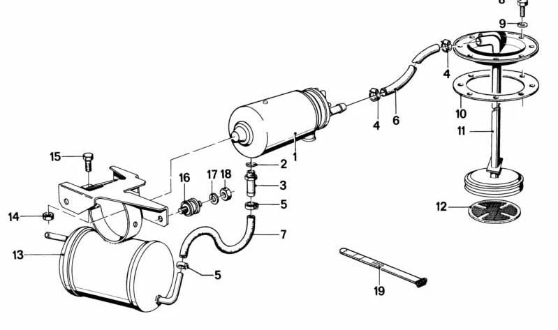 Junta tórica OEM 16121110598 para BMW E12, E21, E23, E24, E28, E30, F02, y otros modelos compatibles. Original BMW.