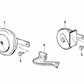 Fanfare sévère pour la série BMW 3 E36 (OEM 61338372737). BMW d'origine.