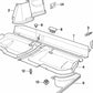 Revestimiento lateral inferior izquierdo OEM 51478137809 para BMW E34. Original BMW.