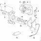 Reparador de pastillas de freno sin amianto para BMW Serie 5 E39 (OEM 34216761281). Original BMW.