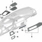 Center console lower panel for BMW F32, F33, F36 (OEM 51456820215). Genuine BMW