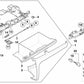 Contraplaca guantera para BMW E81, E82, E87N, E88, E60, E60N, E61, E61N, E65, E66 (OEM 51167009469). Original BMW.