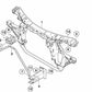 Soporte Contraplaca Gancho de Seguridad para BMW E83, E83N (OEM 51713403606). Original BMW