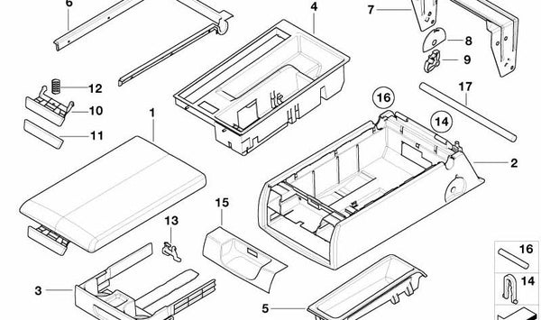 Resorte de suspensión OEM 52207061304 para BMW Serie 5 E39 (Todos los modelos compatibles). Original BMW.