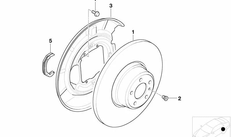 Disco de Freno para BMW E39 (OEM 34216767049). Original BMW