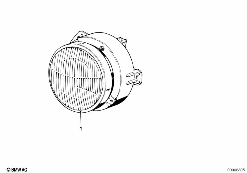 Rechter Scheinwerfer für BMW 3er E21 (OEM 63121362678). Original BMW