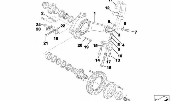 Soporte de sensor de desgaste OEM 34502483190 para BMW Serie 1 (E87, F20), Serie 2 (F22, F23), Serie 3 (E90, F30, G20), Serie 4 (F32, F33), Serie 5 (F10, G30), Serie 6 (G32), Serie 7 (G11, G12), X1 (E84, F48), X3 (F25, G01), X4 (F26, G02), X5 (F15, G