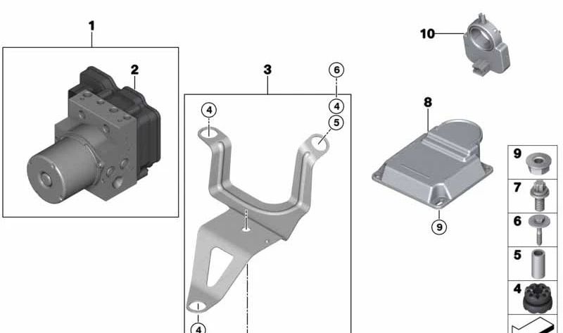 Módulo de control ICM-QL OEM 34526882267 para BMW F15, F85, F16, F86. Original BMW.