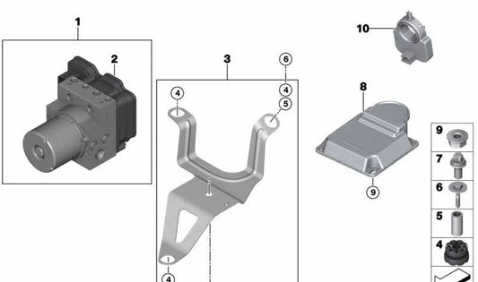 OEM 34506860742 Sensore di angolo di sterzo per BMW (F15, F16, F85, F86). BMW originale.