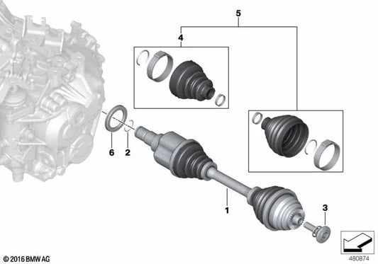 Plato protector contra el polvo para BMW Serie 2 F45, F46, X1 F48, X2 F39 (OEM 31608618697). Original BMW