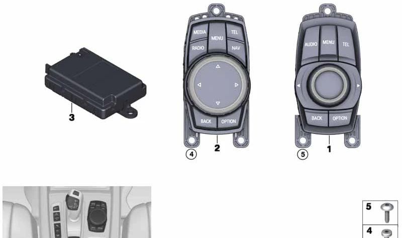 Controlador para BMW Serie 5 F07, F10, F11, Serie 7 F01N, F02N, X5 F15, F85, X6 F16, F86 (OEM 65829286701). Original BMW.