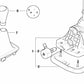 Cubierta del cambio para BMW E63, E64 (OEM 25127557141). Original BMW.