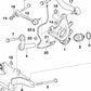 Tornillo de fijación OEM 33321139132 para BMW E36, E38, E34, E32, Z1. Compatible con todos los modelos indicados. Original BMW.