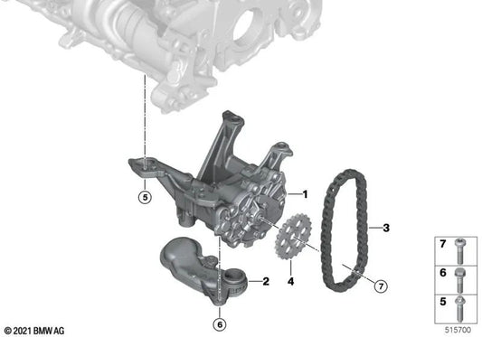 Tubo de admisión con junta para BMW Serie 1 F20N, F21N, F40, F52, Serie 2 F22, F23, F44, F45, F46, G42, Serie 3 F30, F31, F34, G20, G21, G28, Serie 4 F32, F33, F36, G22, G23, G26, Serie 5 F10N, F11N, G30, G31, G38, G60, Serie 6 G32, Serie 7 G11, G12, i I1