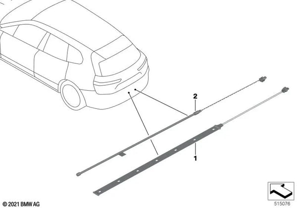 Cable sensor Smart Opener inferior para BMW Serie 2 U06, X1 U11 (OEM 61359478186). Original BMW