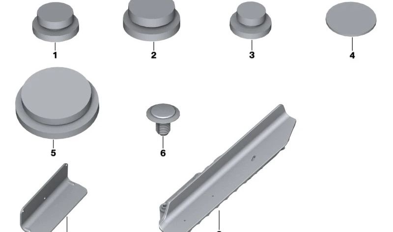 Supporto Front Travesaño OEM 41007305983 per BMW I12, I15. BMW originale.