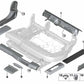 Cubierta de soporte exterior del asiento para BMW E70, F15, F85 (OEM 52207171833). Original BMW.