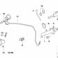 Cilindro receptor del embrague para BMW E34, E39, E38, E31 (OEM 21521161874). Original BMW.