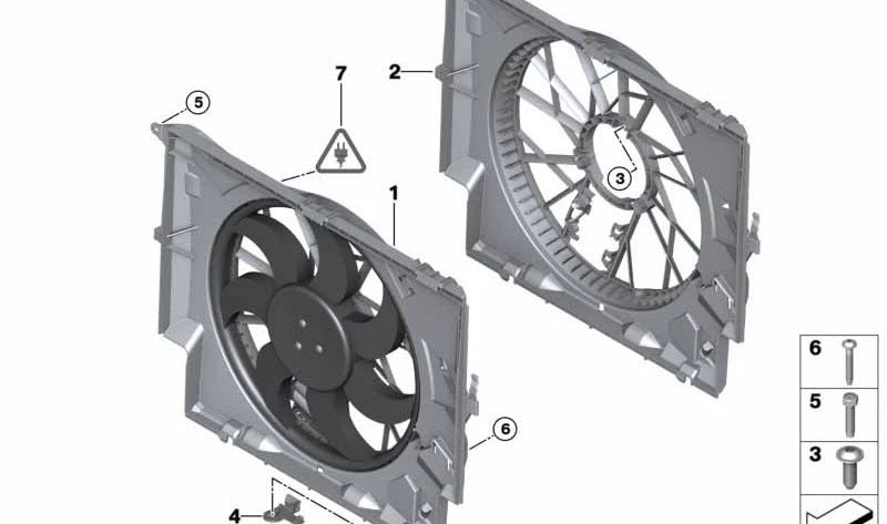 Tornillo hexagonal OEM 17427527371 para BMW E81, E82, E87, E88, E90, E91, E92, E93, E60, E61, E63, E64, E84, E83, E85, E86, E89. Original BMW