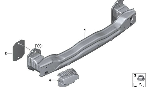 Amortiguador trasero derecho para BMW G02N (OEM 51129851922). Original BMW