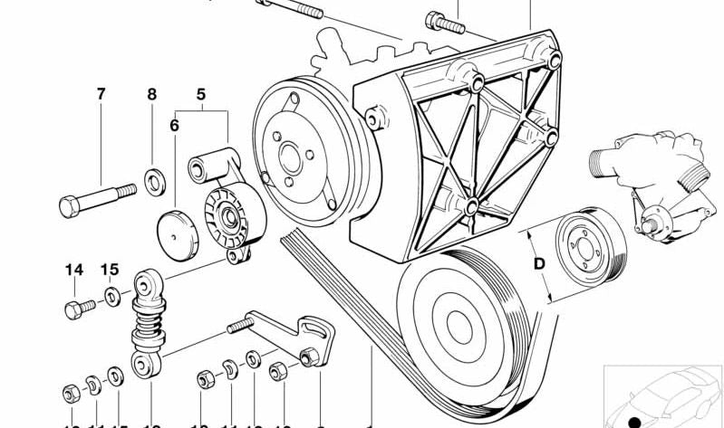 Tapa de protección OEM 11281435114 para MINI y BMW . Original MINI y BMW.