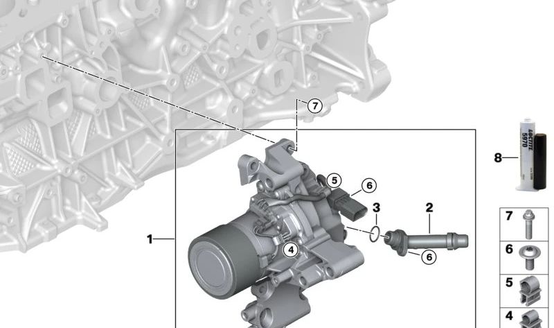 Junta tórica OEM 11518472117 para BMW F40, F44, F45, F46, G42, G20, G21, G22, G23, G26, G30, G31, G32, G11, G12, G14, G15, G16, F48, F39, G01, G02, G05, G06, G07. Original BMW.