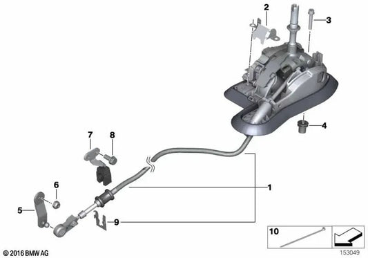 Cambio Steptronic para BMW E60, E60N, E61, E61N (OEM 25167560451). Original BMW.