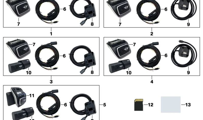 Tarjeta SD 128GB para BMW F20, F21, F40, Serie 2, Serie 3, Serie 4, Serie 5, Serie 6, Serie 7, Serie 8, i, X1, X2, X3, X4, X5, X6, X7, XM, Z4 (OEM 66215A50C16). Original BMW