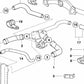 Tubo de ventilación para BMW E38, E31 (OEM 17111432793). Original BMW