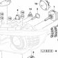 Tapa protectora de faro xenón izquierdo OEM 63127238813 para BMW E90, E91 (original BMW).