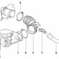 Marco de sellado para BMW Serie 3 E30, E36 Serie 5 E28, E34 (OEM 13711705064). Original BMW.