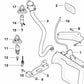 Halterung für Scheibenwaschbehälter für BMW E60, E61, E63, E64 (OEM 61667117645). Original BMW