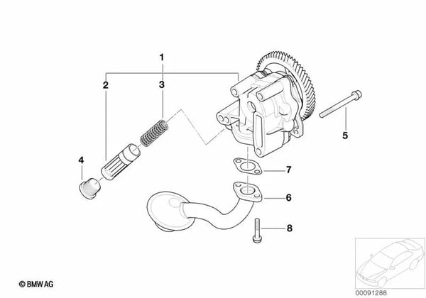 Tubo de admisión con junta para BMW Serie 5 E60, E60N, E61, E61N (OEM 11417796501). Original BMW