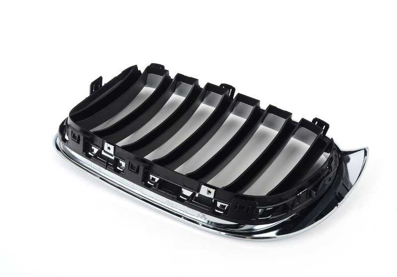 Rejilla decorativa delantera derecha para BMW X3 F25, X4 F26 (OEM 51117338572). Original BMW.