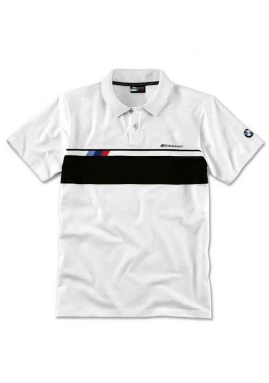 Polo Bmw M Motorsport Para Hombre Blanco Xl. Original Recambios