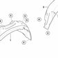 Tuerca de plástico negra para BMW Serie 5 F10, F18, Serie 6 F06, F13, Serie 7 F01, F02, F04 y MINI R50, R52, R53, R55, R56, R57, R58, R59 (OEM 07147221224). Original BMW