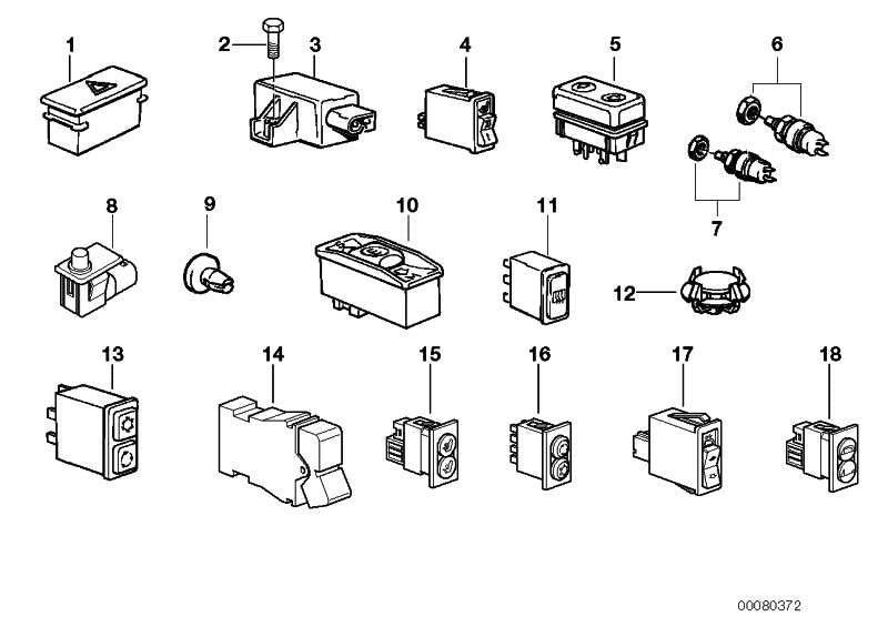 Interruptor Alzacristales Para Bmw E36 . Original Bmw. Recambios