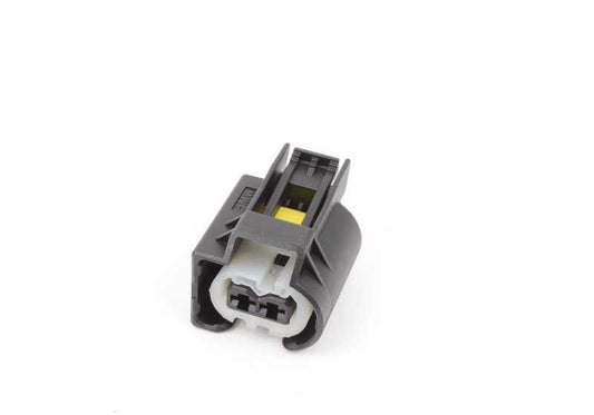 2-Pin Socket Plug Housing for BMW E87 E46 E90 E91 E92 E93 E60 E61 E63 E64 E65 E66 E83 E53 E70 E71 (OEM 12527508153). Original BMW.