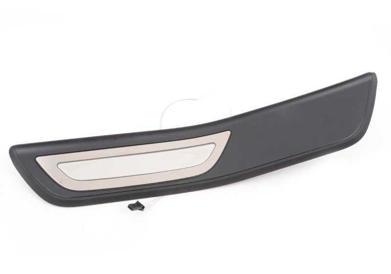 Cubierta de entrada iluminada trasera izquierda para BMW Serie 6 F06, F06N (OEM 51477277249). Original BMW