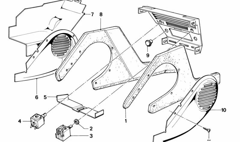 Interruptor de Temperatura para BMW Serie 5 E12 (OEM 64511386318). Original BMW