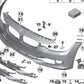 Soporte de refuerzo OEM 51117296331 para BMW F30, F31. Original BMW.