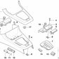 Blende Vorwahlhebel para BMW Serie 3 E36 (OEM 51168146111). Original BMW