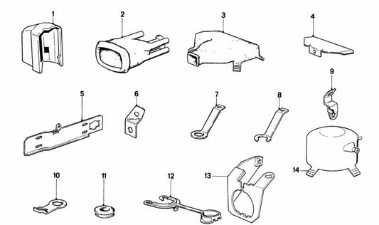 Tapón de protección para BMW Serie 7 E23 (OEM 12521287755). Original BMW.