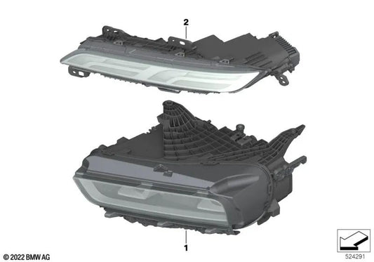 Upper right LED headlights for BMW 7 Series G70 (OEM 63115A9CF86). Original BMW