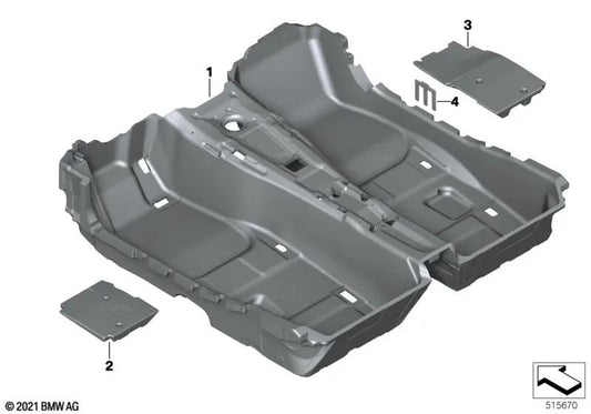 Lower cover cable tie for BMW G29 (OEM 51479460023). Original BMW