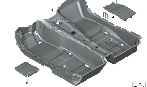 Insertar izquierda para BMW Z4 G29 (OEM 51477456365). Original BMW