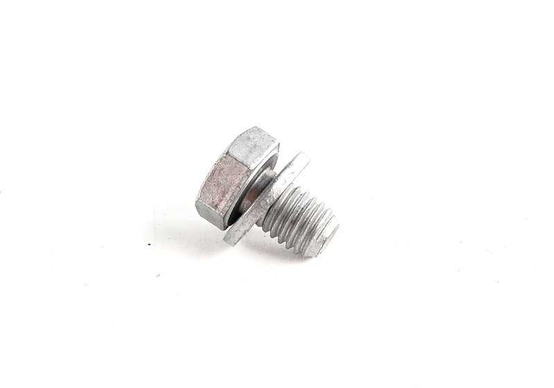 Hexagon screw with washer for BMW 3 Series E36, E46, 5 Series E39, E60, E61, 7 Series E38, X5 E53, Z8 E52 (OEM 07119900271). Genuine BMW